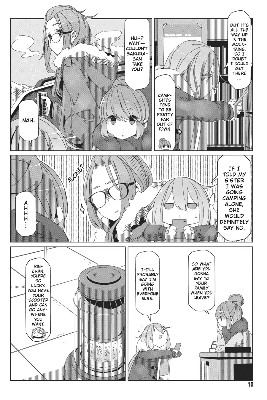 Read Laid-Back Camp chapter 35 image 7 on Lezhin