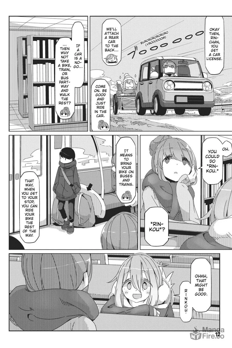 Read Laid-Back Camp chapter 35 image 9 on Lezhin