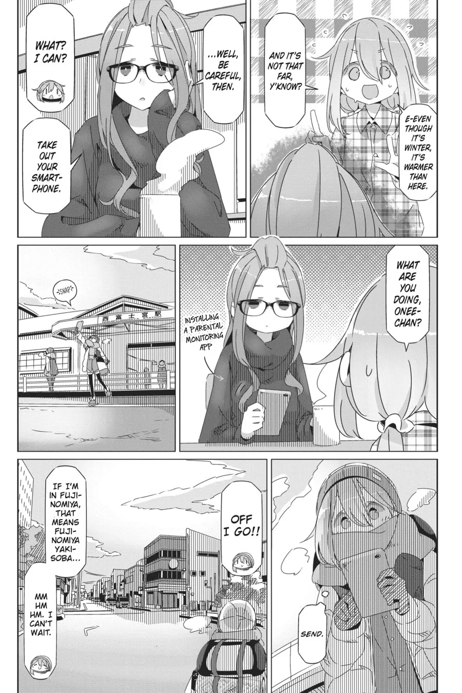 Read Laid-Back Camp chapter 36 image 1 on Lezhin