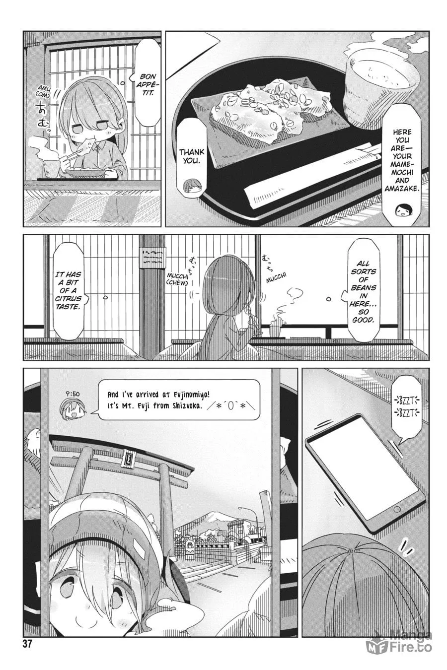 Read Laid-Back Camp chapter 36 image 8 on Lezhin