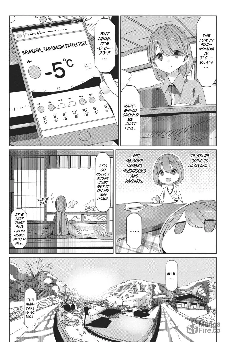 Read Laid-Back Camp chapter 36 image 9 on Lezhin