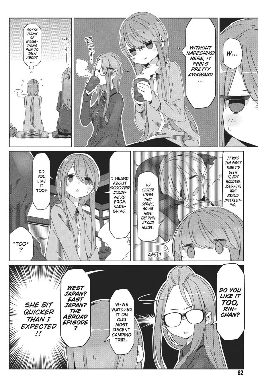 Read Laid-Back Camp chapter 37 image 7 on Lezhin