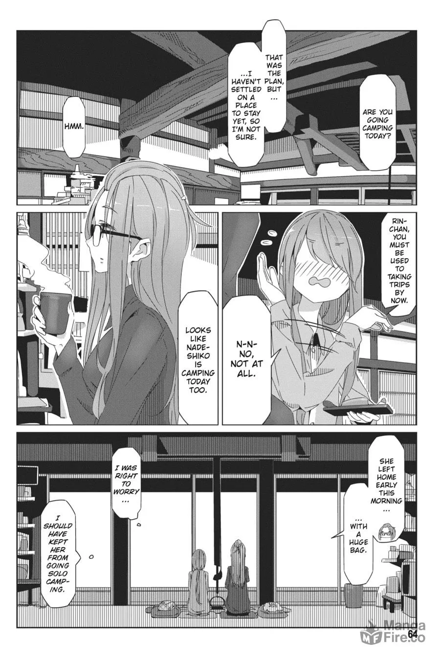 Read Laid-Back Camp chapter 37 image 9 on Lezhin