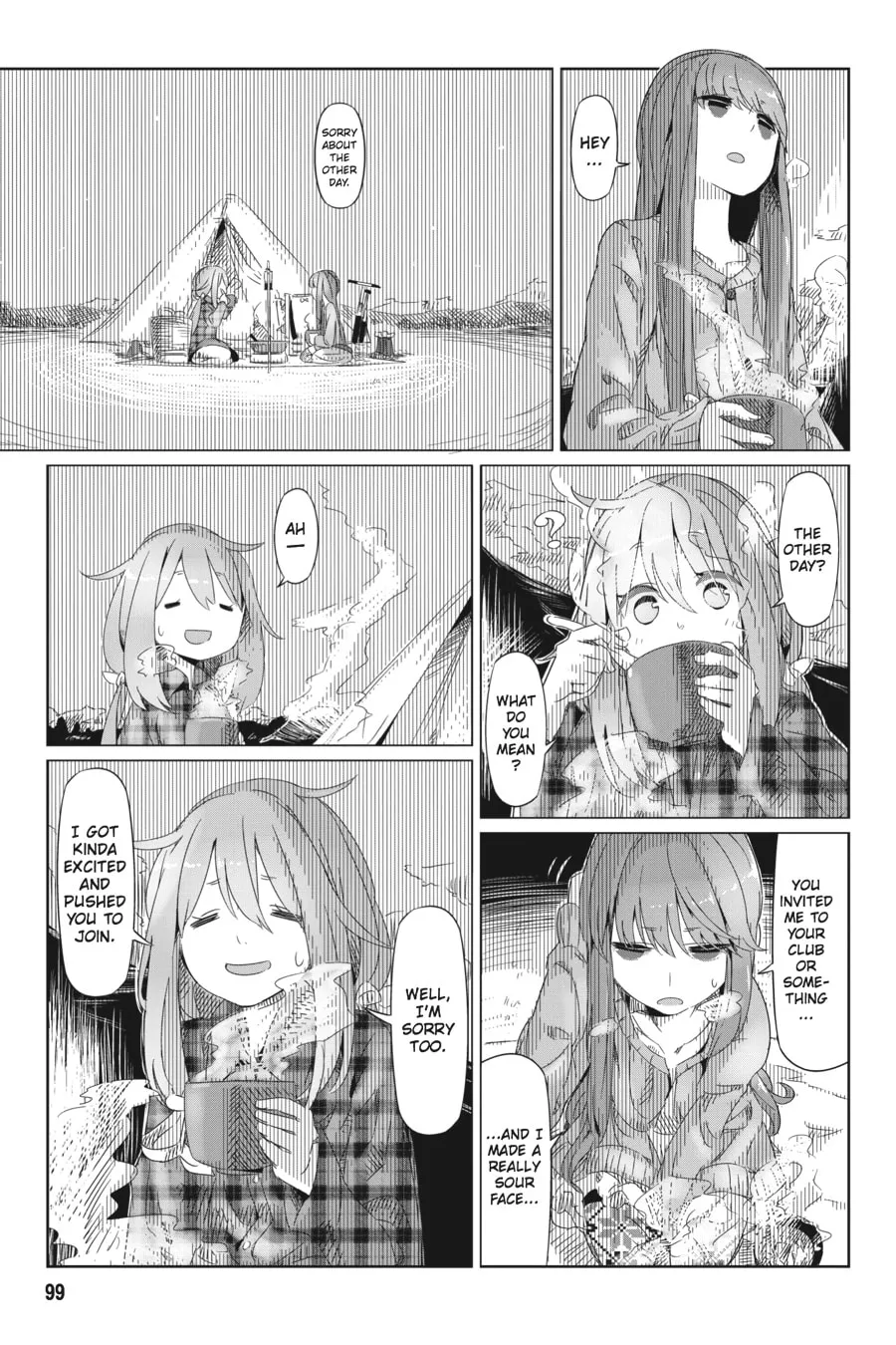 Read Laid-Back Camp chapter 4 image 10 on Lezhin