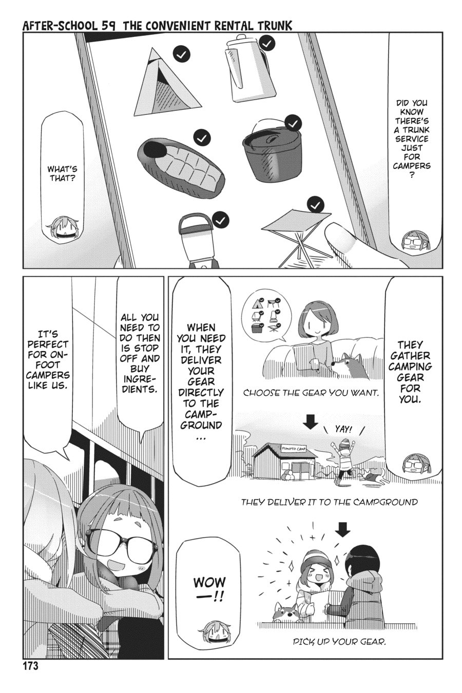 Read Laid-Back Camp chapter 40.1 image 13 on Lezhin