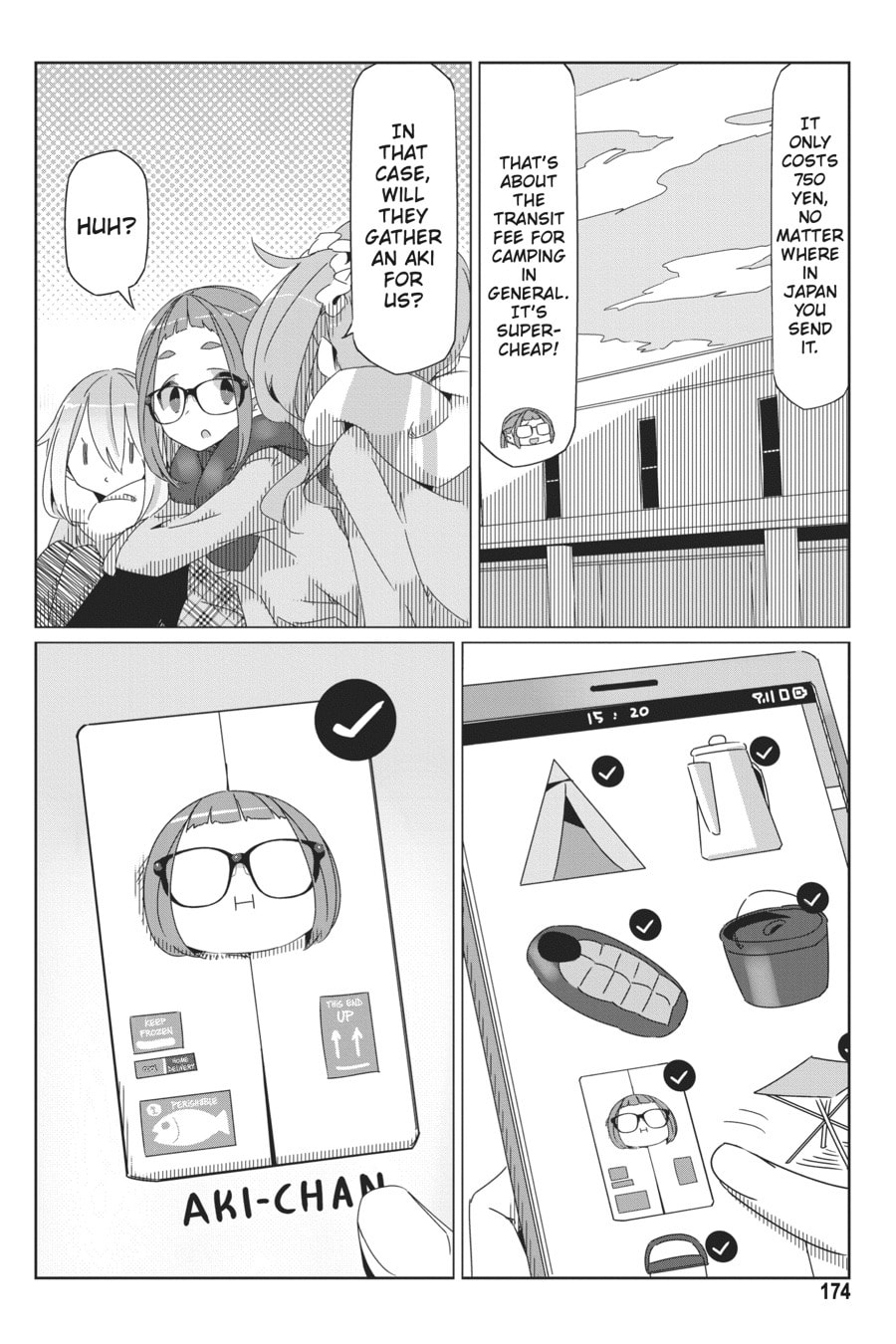 Read Laid-Back Camp chapter 40.1 image 14 on Lezhin