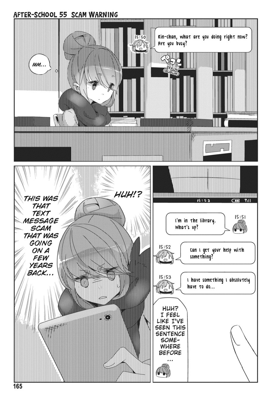 Read Laid-Back Camp chapter 40.1 image 6 on Lezhin