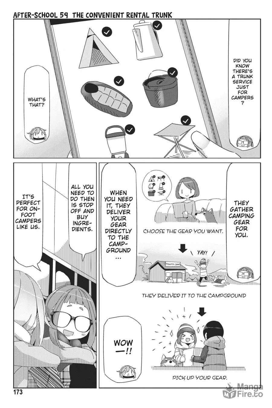 Read Laid-Back Camp chapter 40.5 image 14 on Lezhin