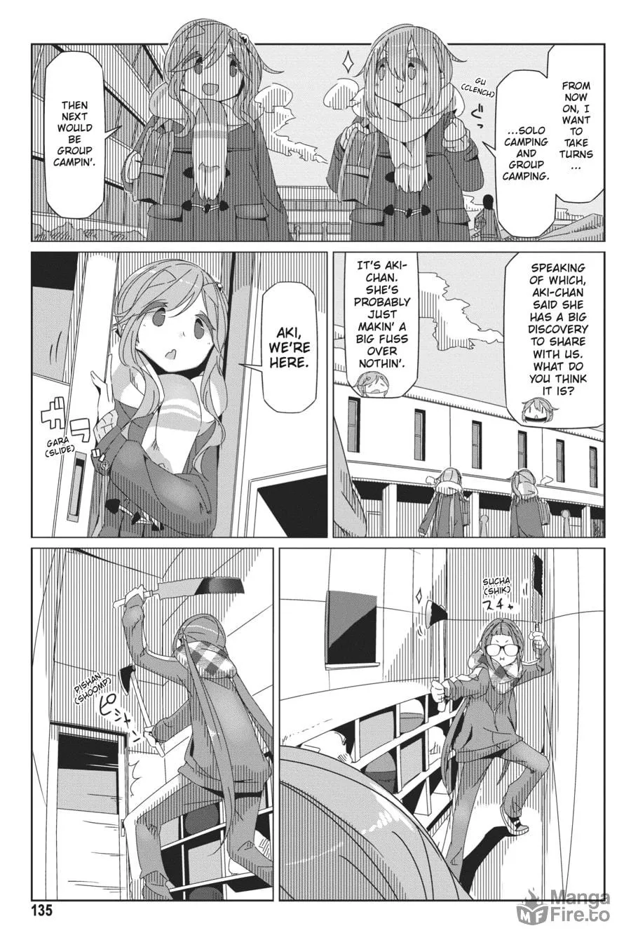 Read Laid-Back Camp chapter 40 image 2 on Lezhin
