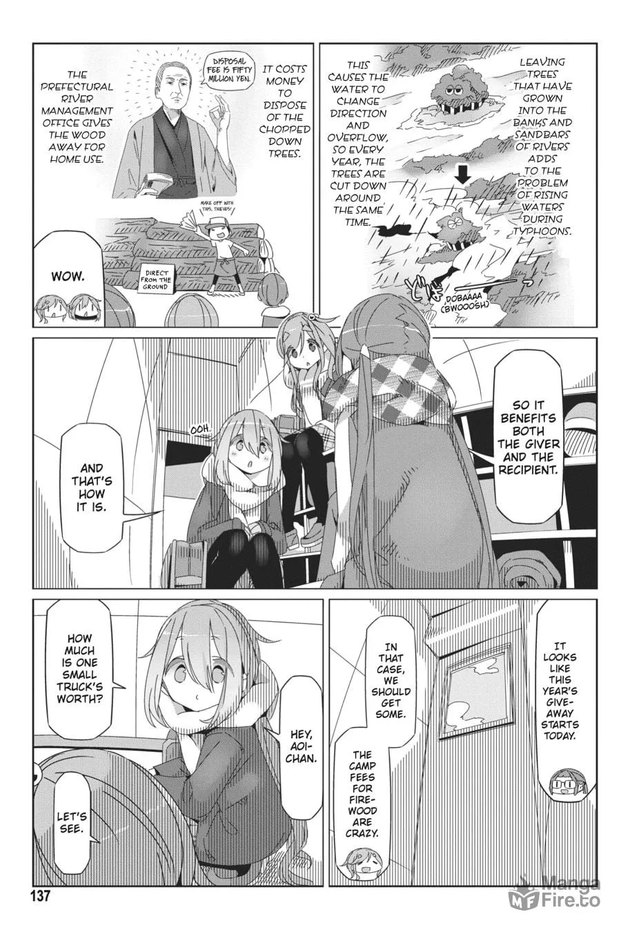 Read Laid-Back Camp chapter 40 image 4 on Lezhin