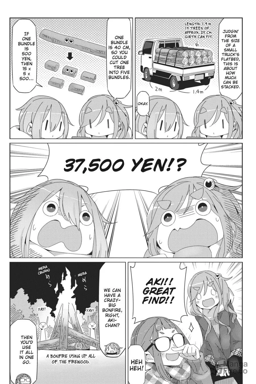 Read Laid-Back Camp chapter 40 image 5 on Lezhin