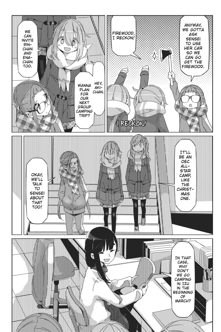 Read Laid-Back Camp chapter 40 image 6 on Lezhin