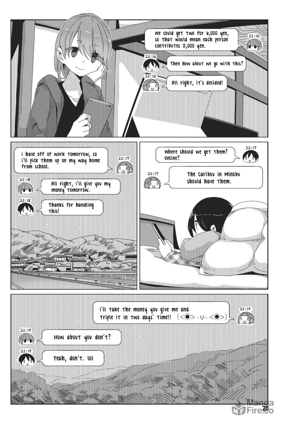 Read Laid-Back Camp chapter 41 image 17 on Lezhin