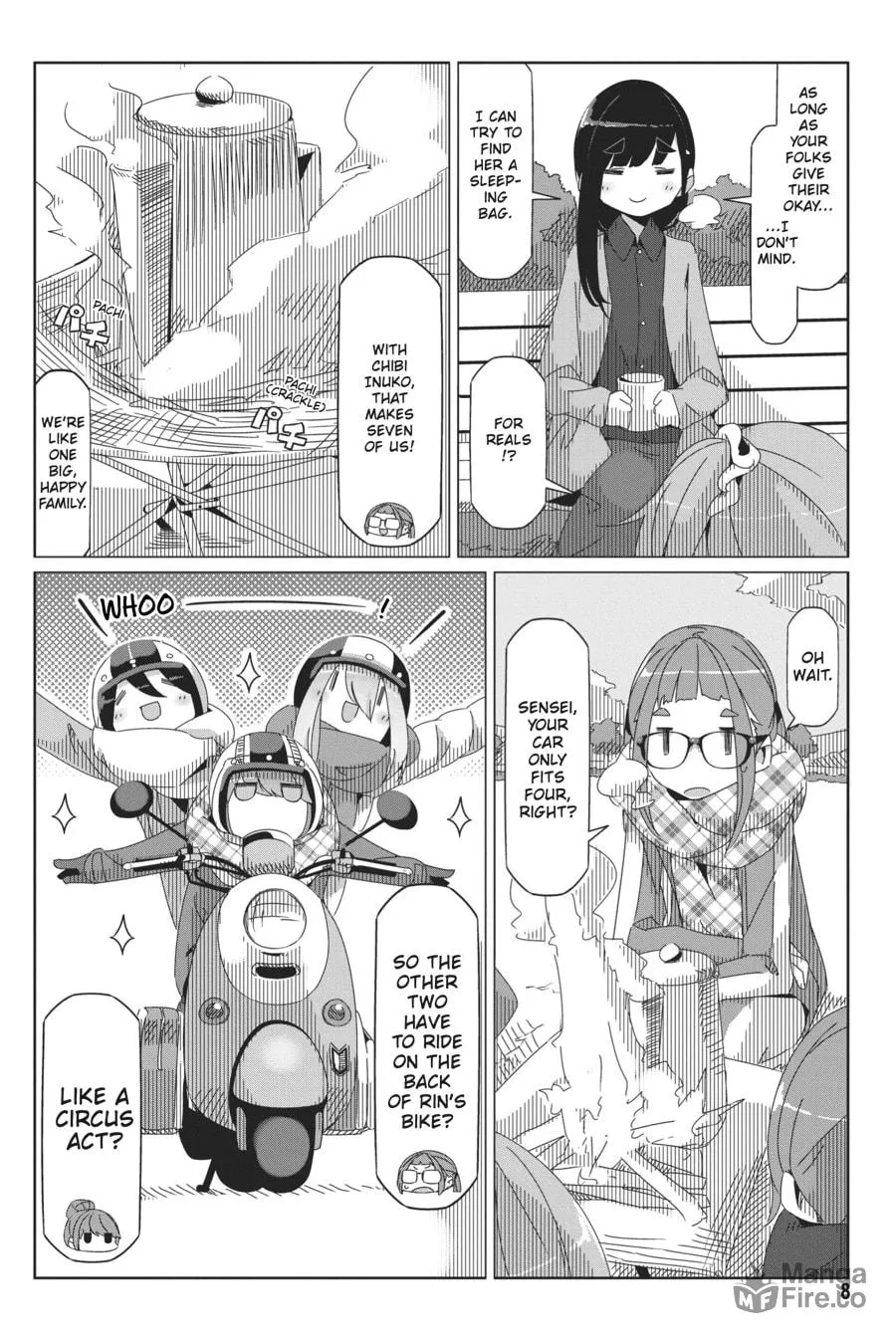Read Laid-Back Camp chapter 41 image 5 on Lezhin