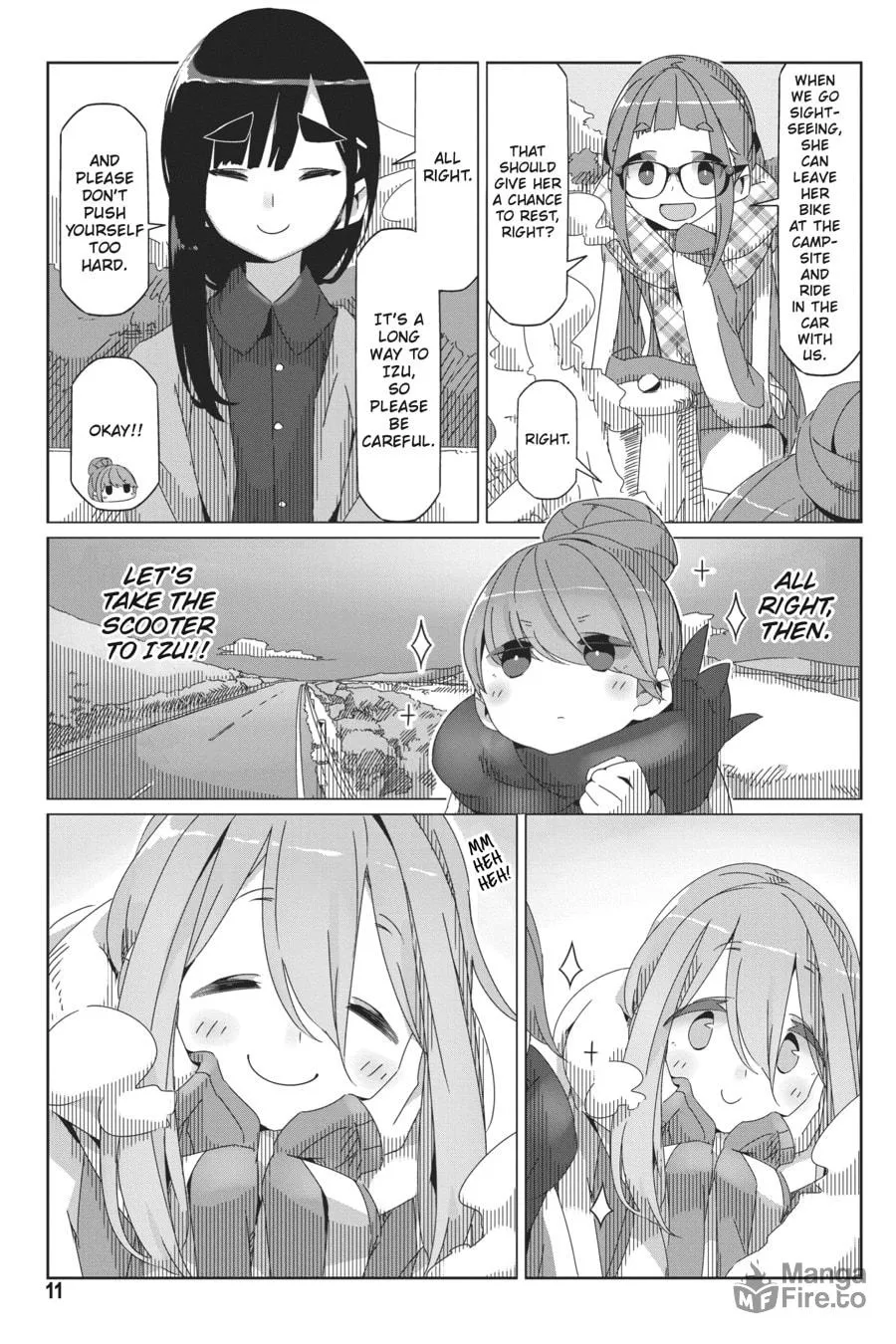 Read Laid-Back Camp chapter 41 image 8 on Lezhin
