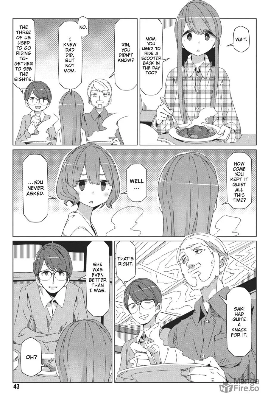 Read Laid-Back Camp chapter 42 image 14 on Lezhin
