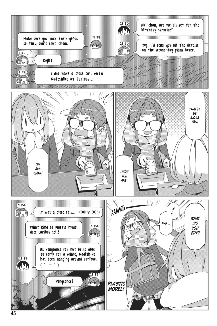 Read Laid-Back Camp chapter 42 image 16 on Lezhin
