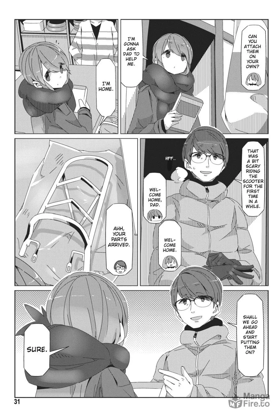 Read Laid-Back Camp chapter 42 image 2 on Lezhin