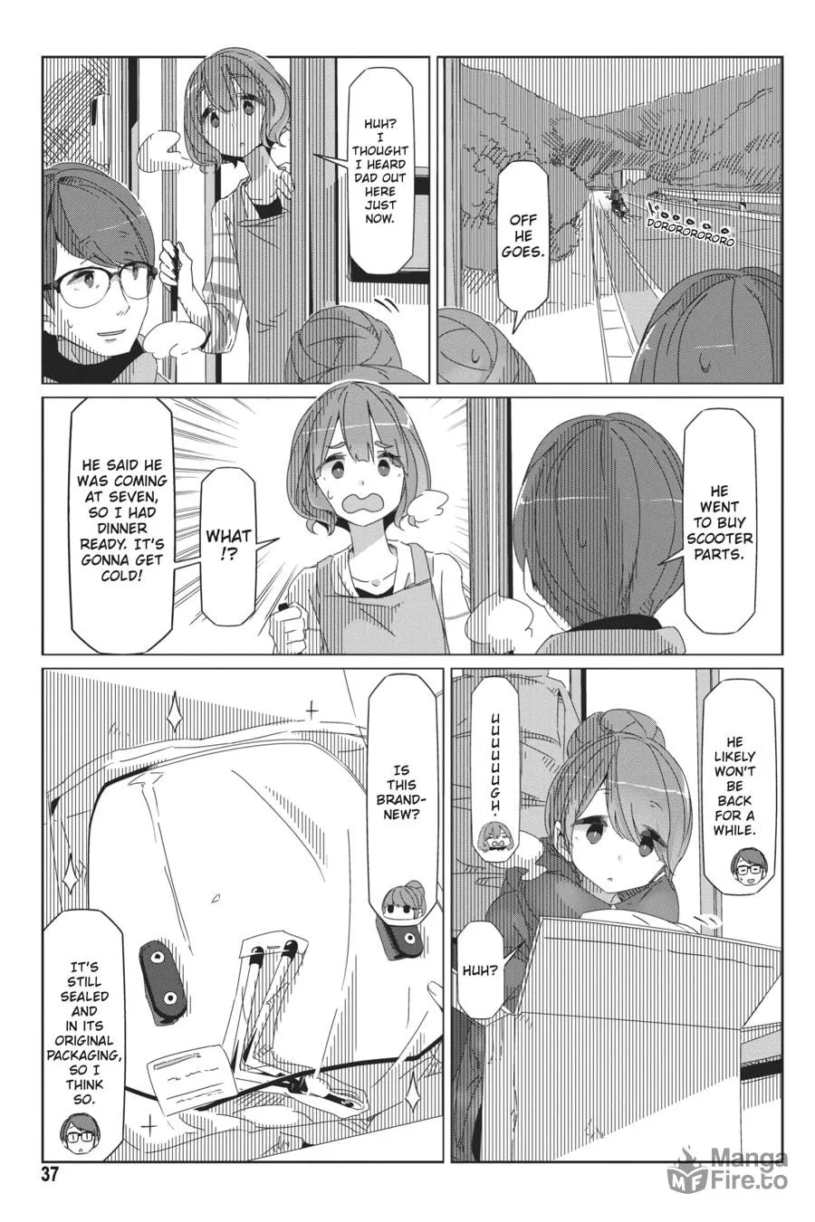 Read Laid-Back Camp chapter 42 image 8 on Lezhin