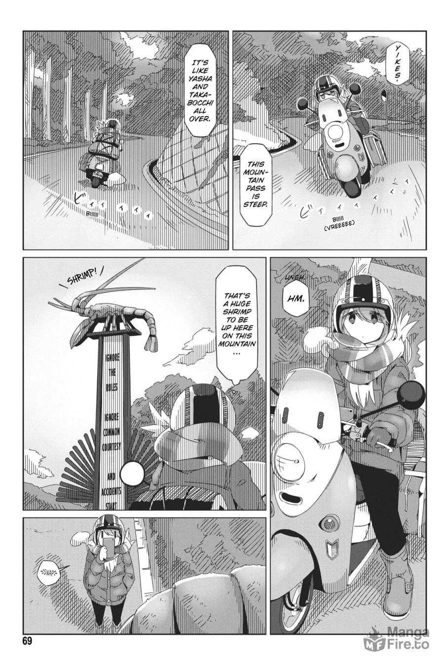 Read Laid-Back Camp chapter 43 image 14 on Lezhin