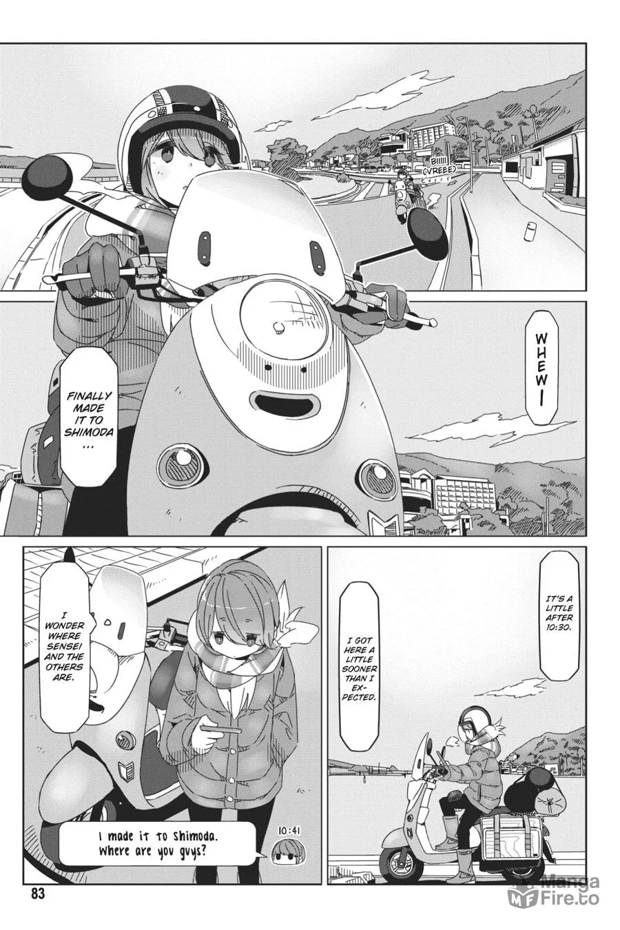 Read Laid-Back Camp chapter 44 image 2 on Lezhin