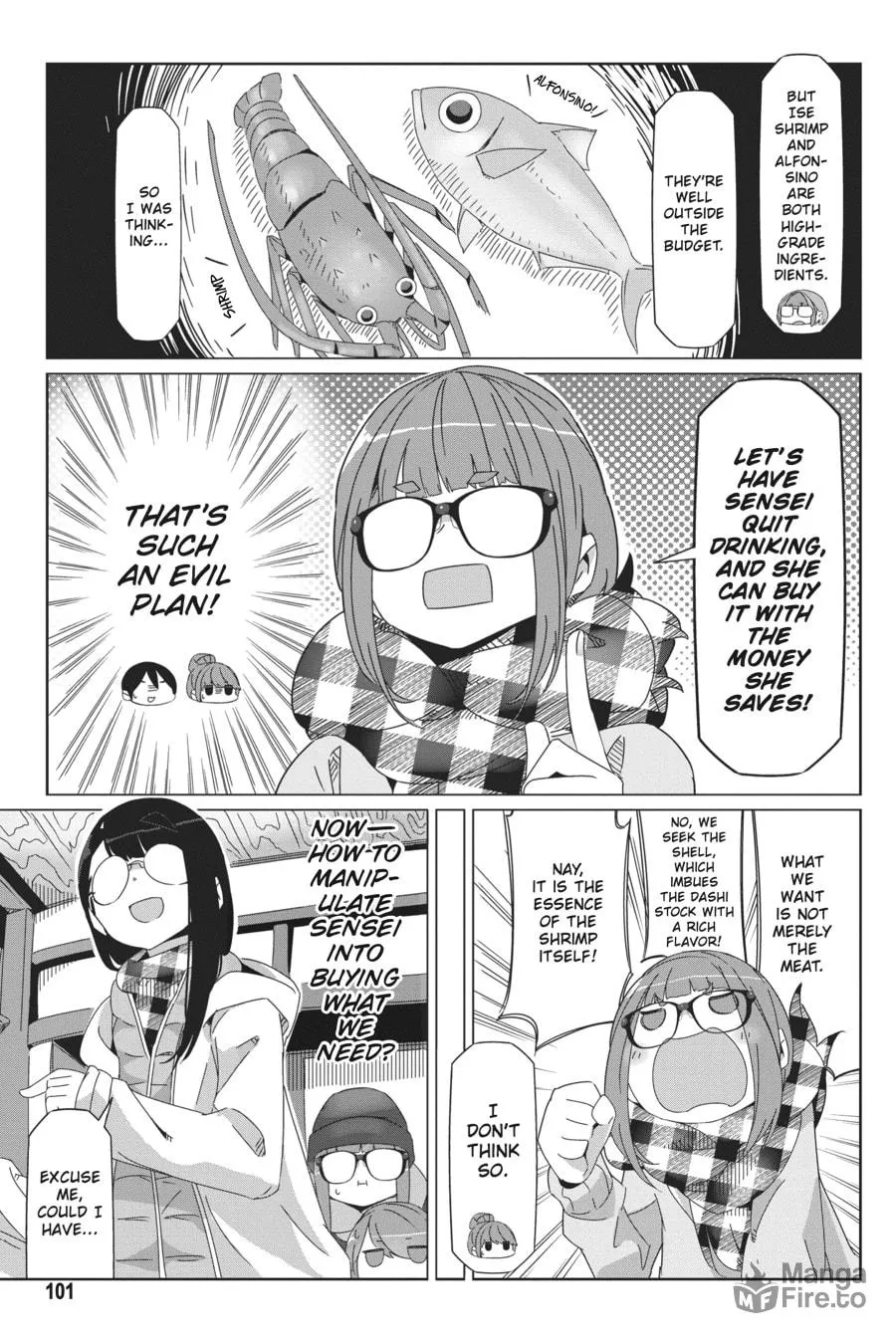 Read Laid-Back Camp chapter 44 image 20 on Lezhin