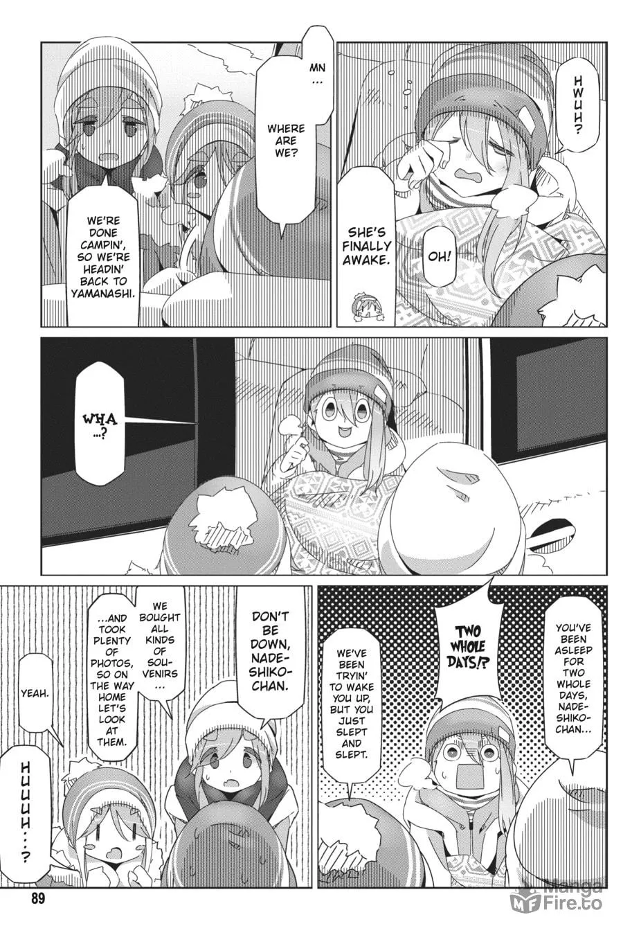 Read Laid-Back Camp chapter 44 image 8 on Lezhin