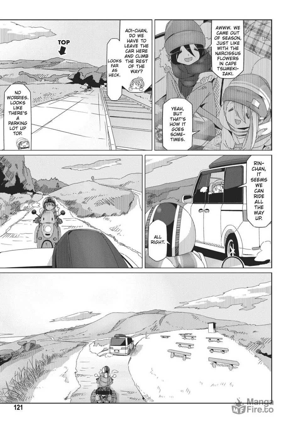 Read Laid-Back Camp chapter 45 image 14 on Lezhin