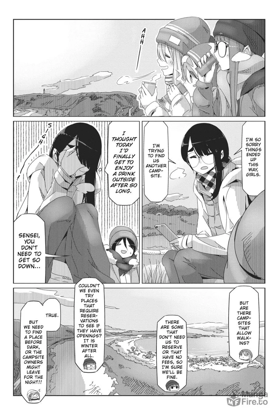 Read Laid-Back Camp chapter 45 image 4 on Lezhin