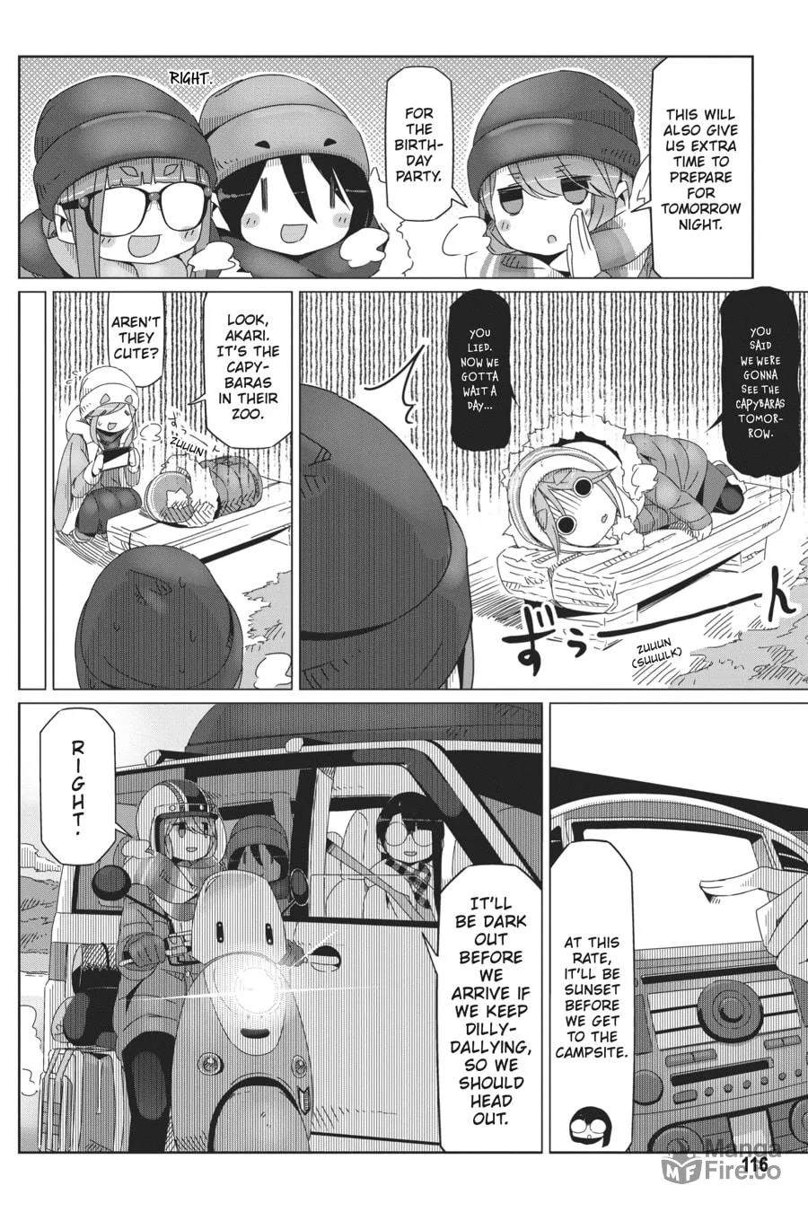 Read Laid-Back Camp chapter 45 image 9 on Lezhin