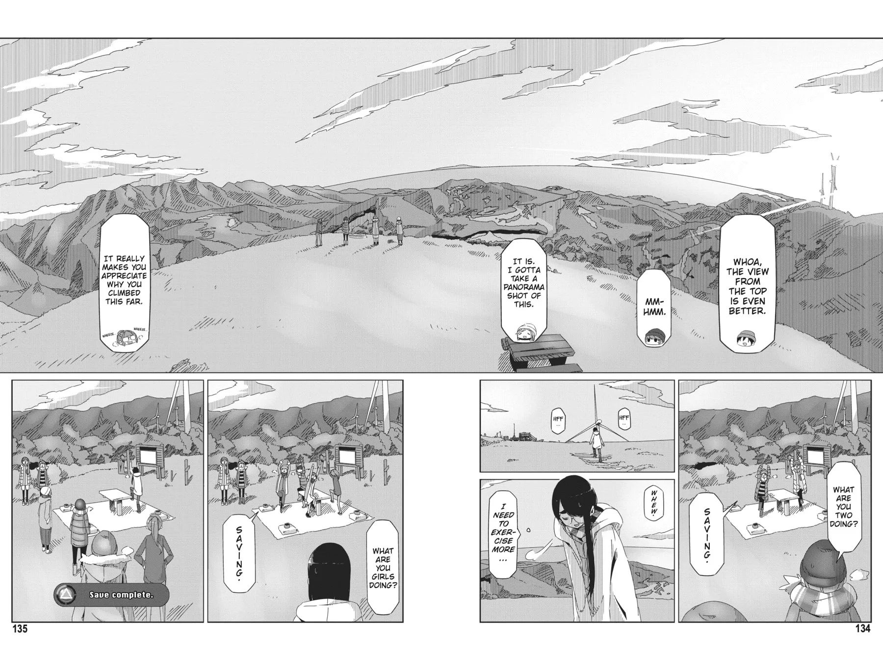 Read Laid-Back Camp chapter 46 image 1 on Lezhin