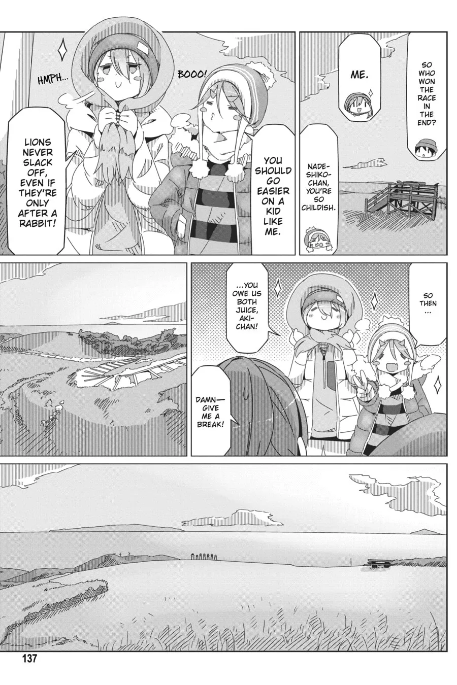 Read Laid-Back Camp chapter 46 image 3 on Lezhin