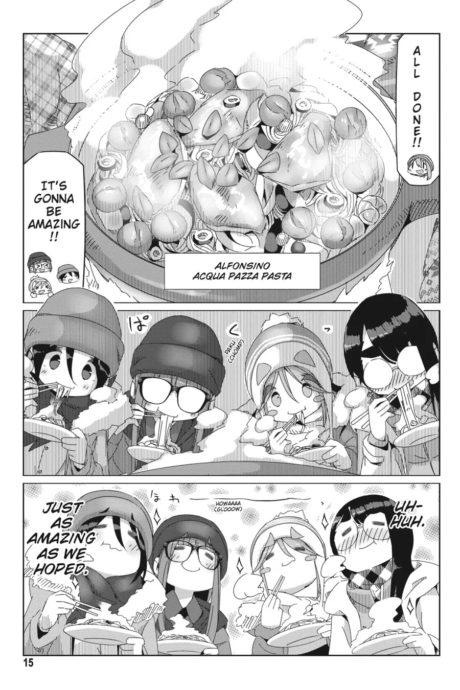 Read Laid-Back Camp chapter 47 image 12 on Lezhin