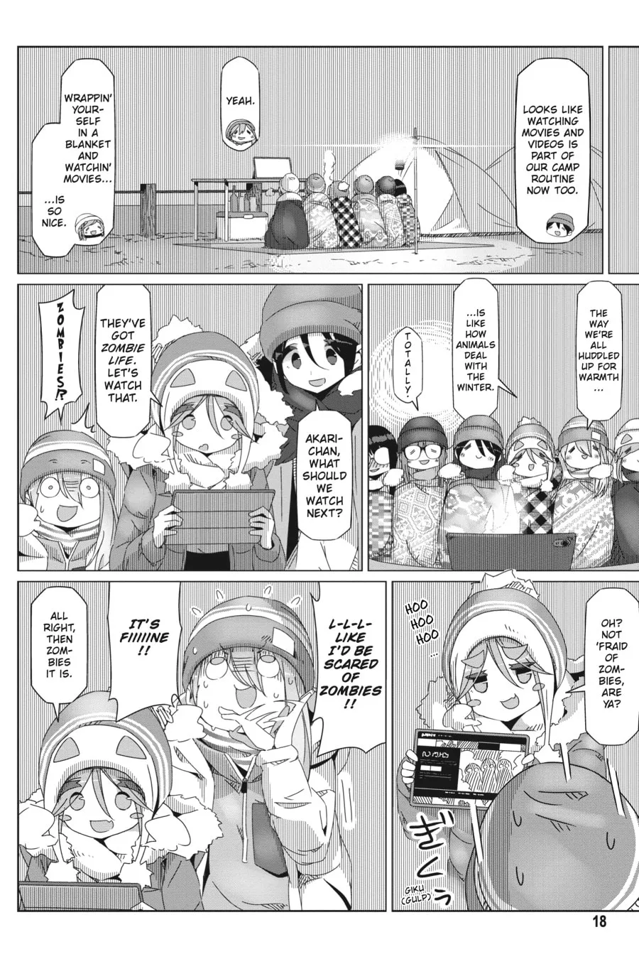 Read Laid-Back Camp chapter 47 image 15 on Lezhin