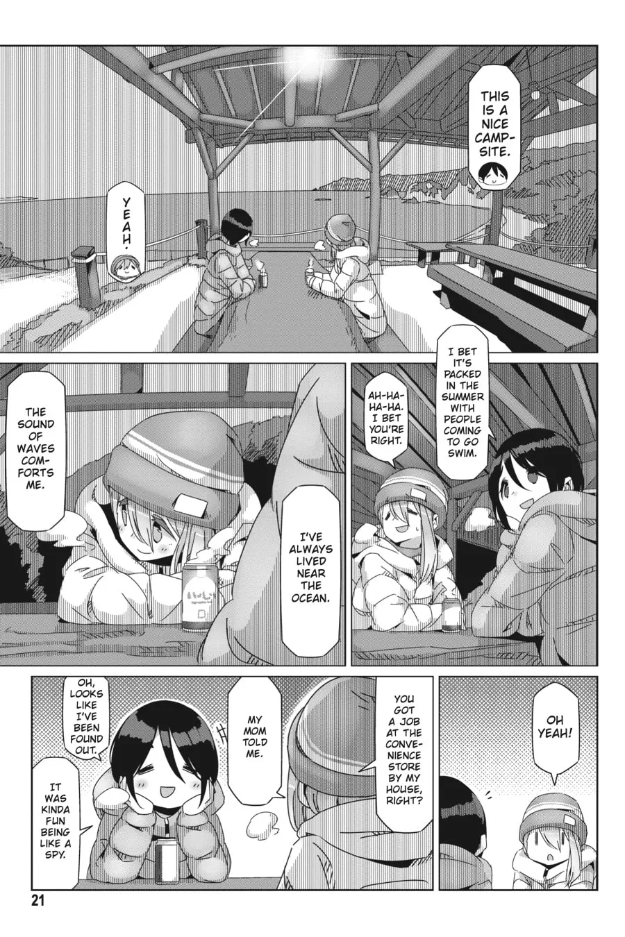 Read Laid-Back Camp chapter 47 image 18 on Lezhin