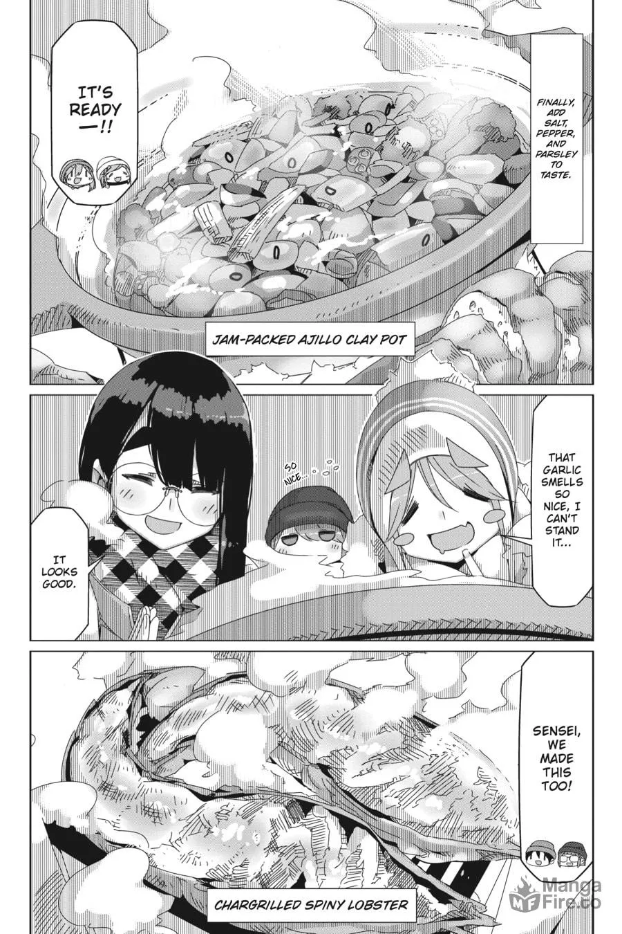Read Laid-Back Camp chapter 47 image 4 on Lezhin