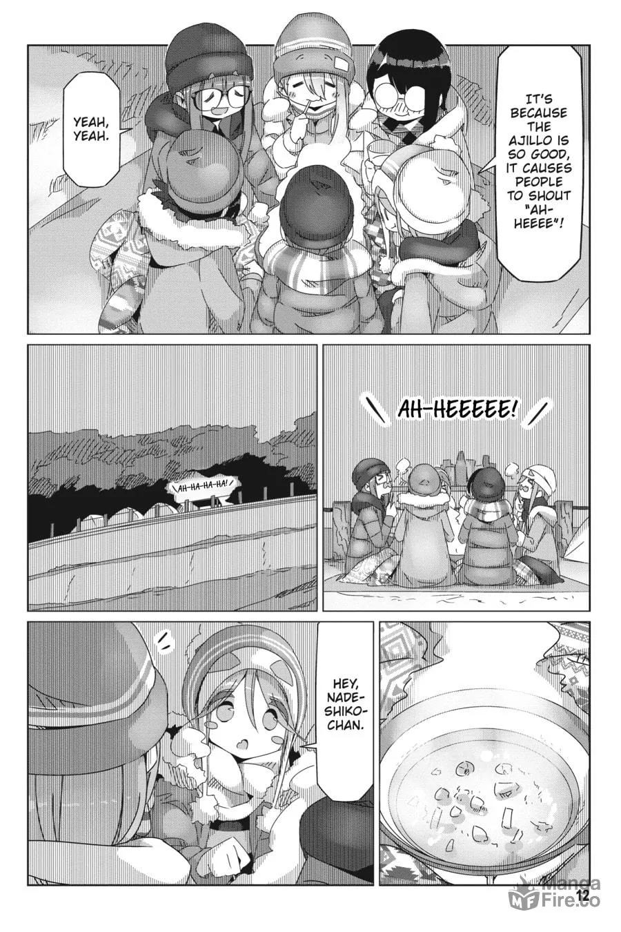 Read Laid-Back Camp chapter 47 image 9 on Lezhin