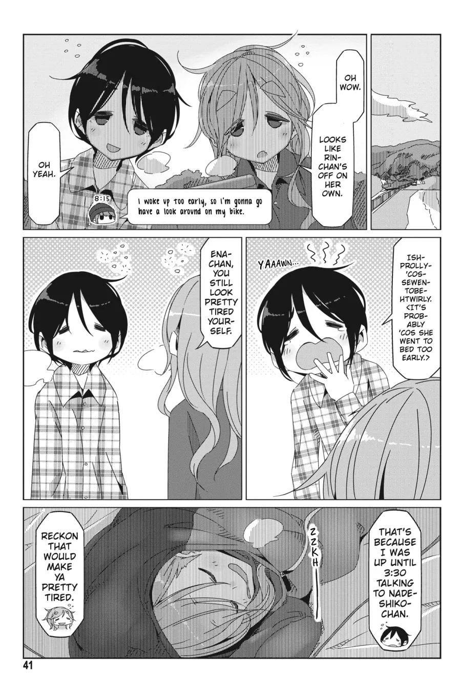 Read Laid-Back Camp chapter 48 image 12 on Lezhin
