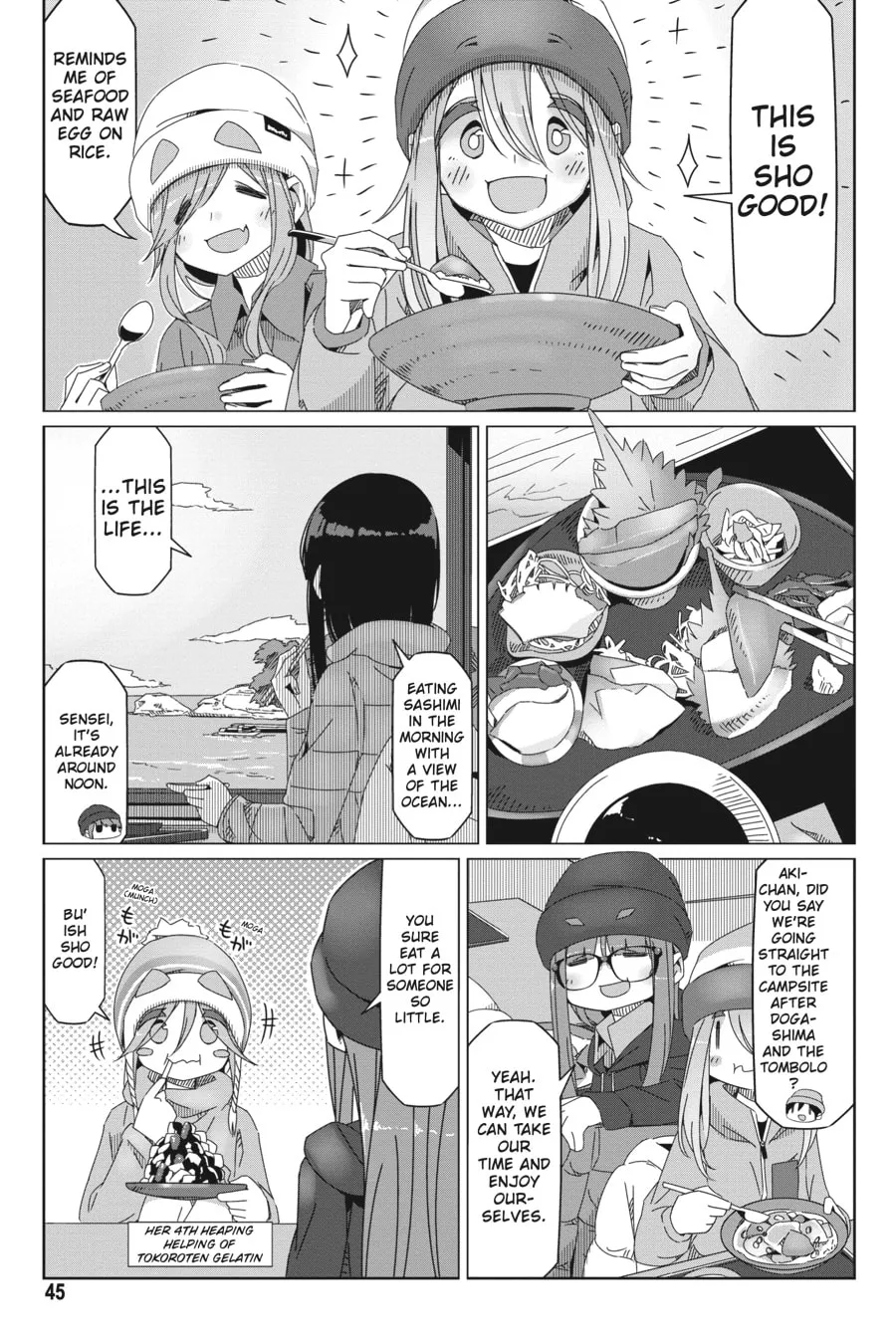 Read Laid-Back Camp chapter 48 image 16 on Lezhin