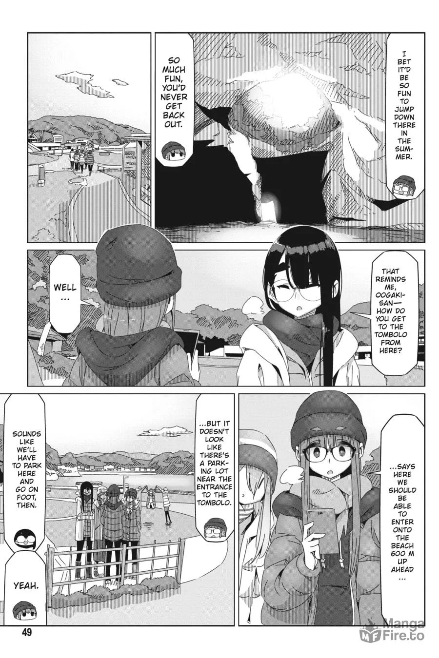 Read Laid-Back Camp chapter 48 image 19 on Lezhin
