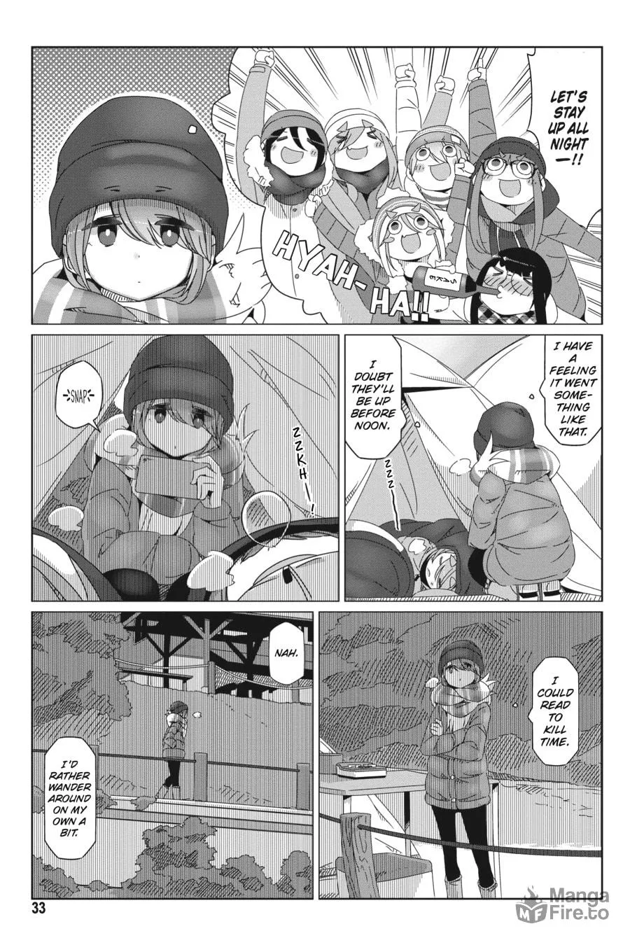 Read Laid-Back Camp chapter 48 image 4 on Lezhin