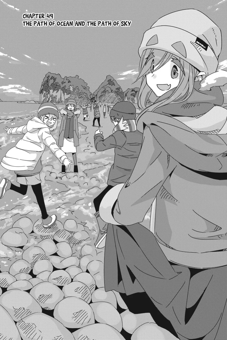 Read Laid-Back Camp chapter 49 image 1 on Lezhin