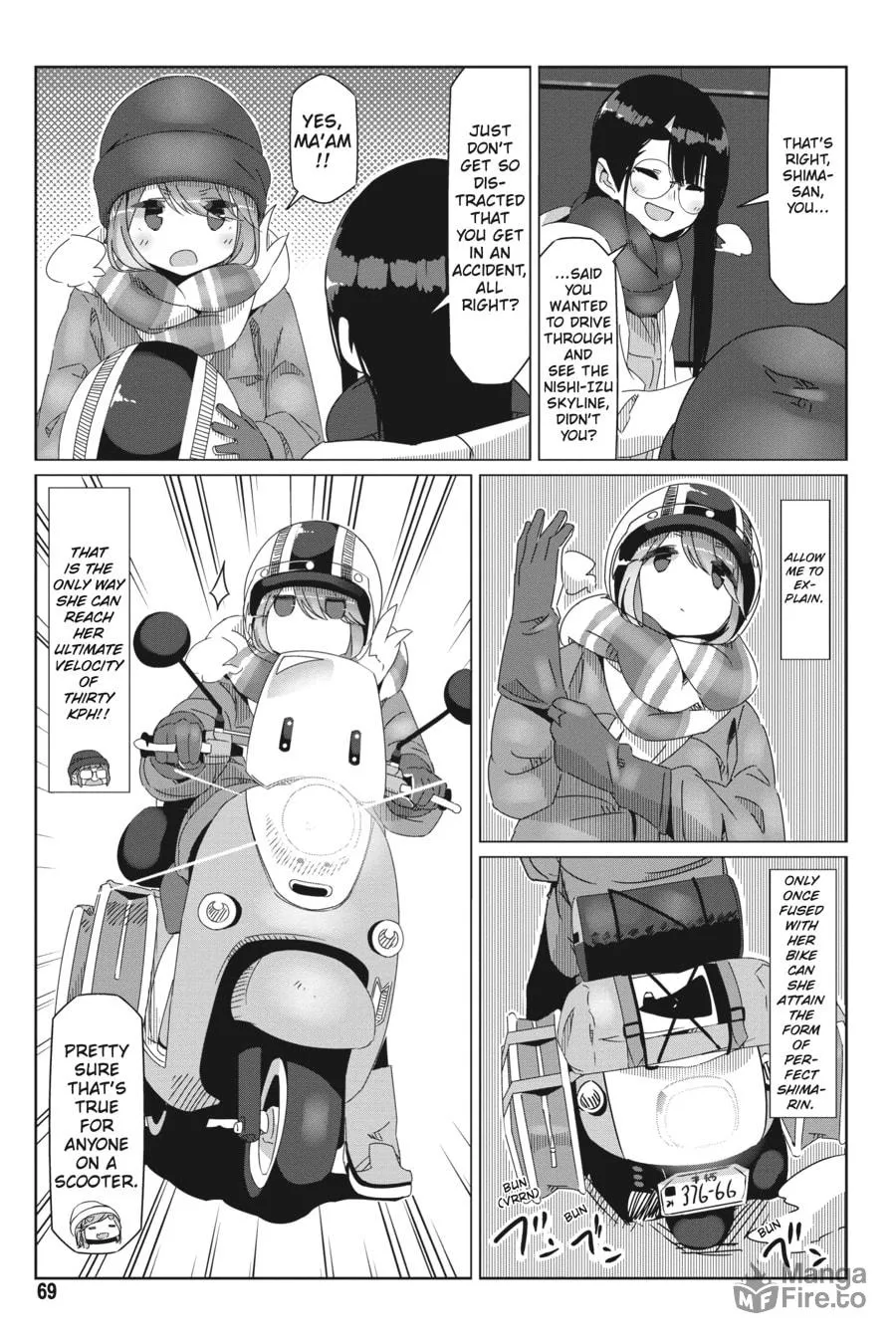 Read Laid-Back Camp chapter 49 image 14 on Lezhin