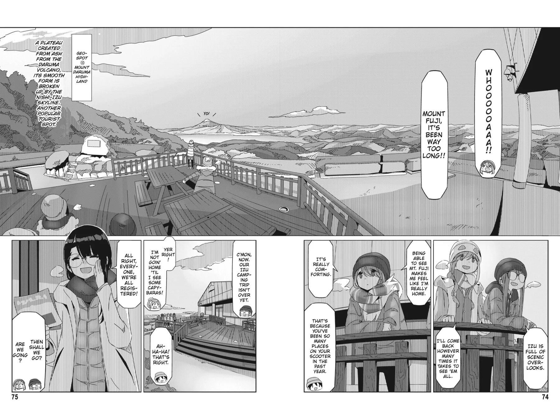 Read Laid-Back Camp chapter 49 image 19 on Lezhin