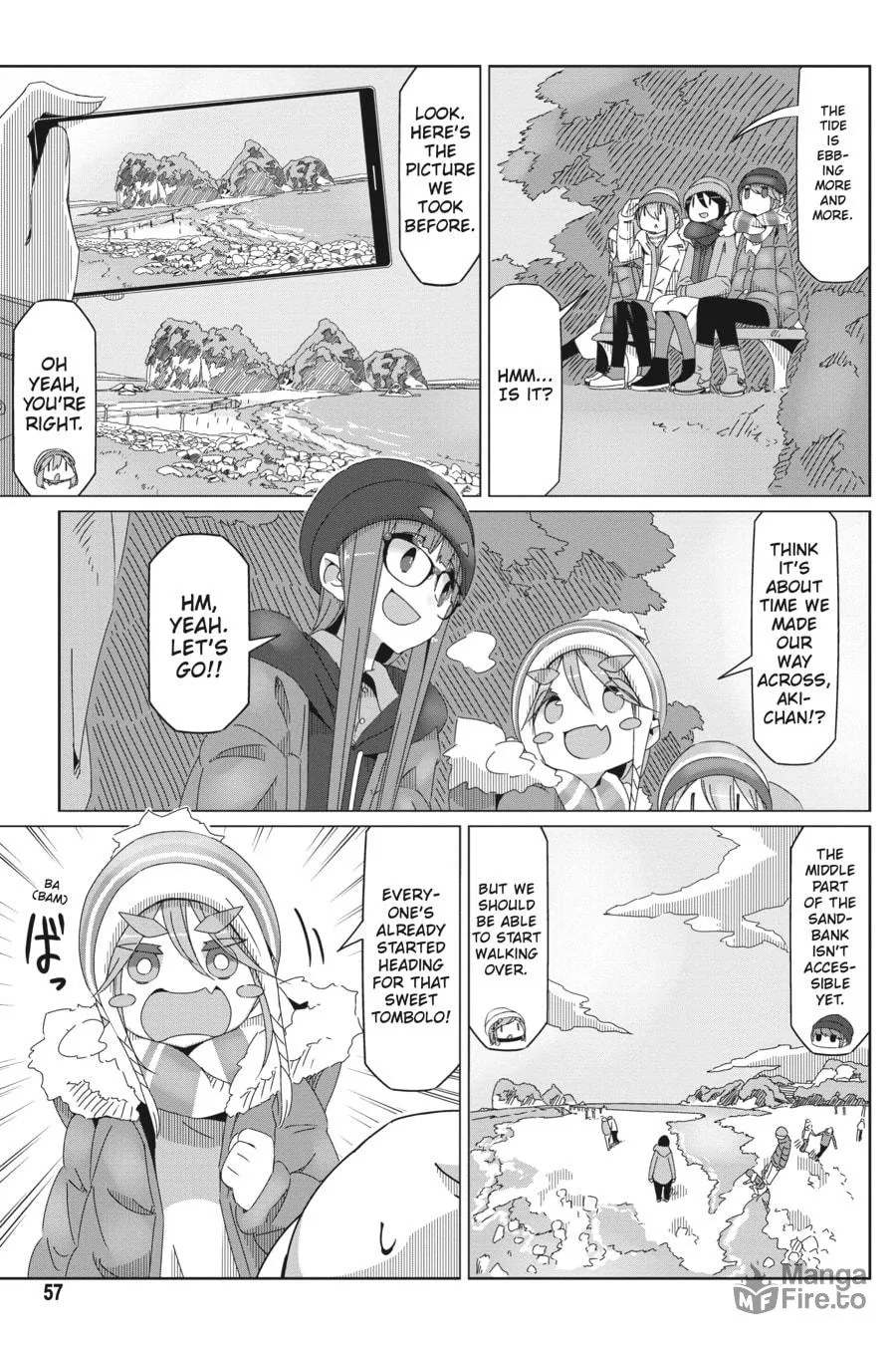 Read Laid-Back Camp chapter 49 image 2 on Lezhin
