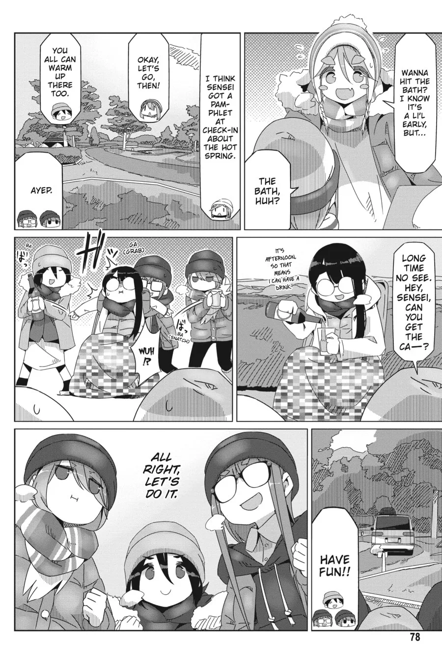 Read Laid-Back Camp chapter 49 image 22 on Lezhin