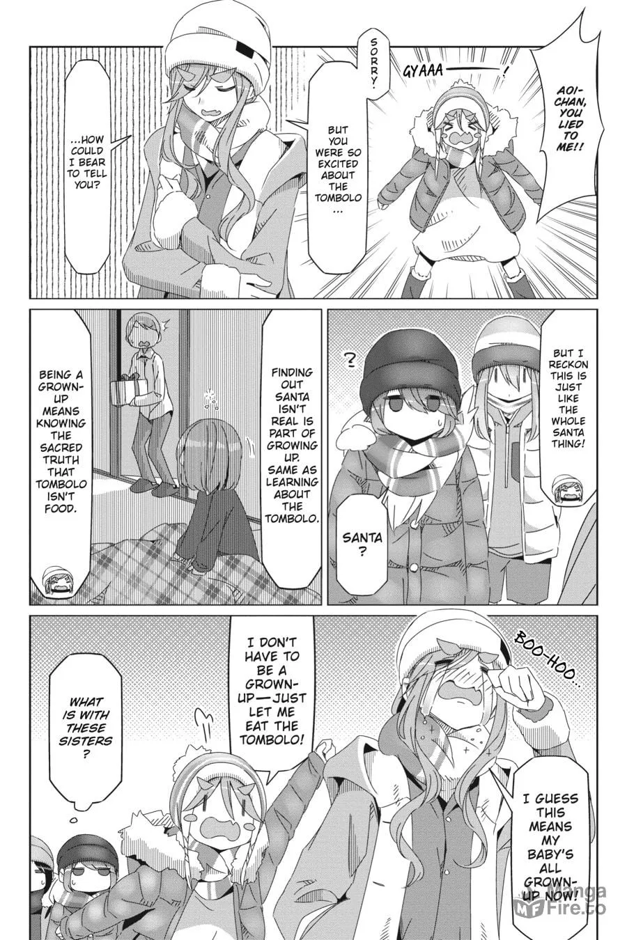 Read Laid-Back Camp chapter 49 image 8 on Lezhin