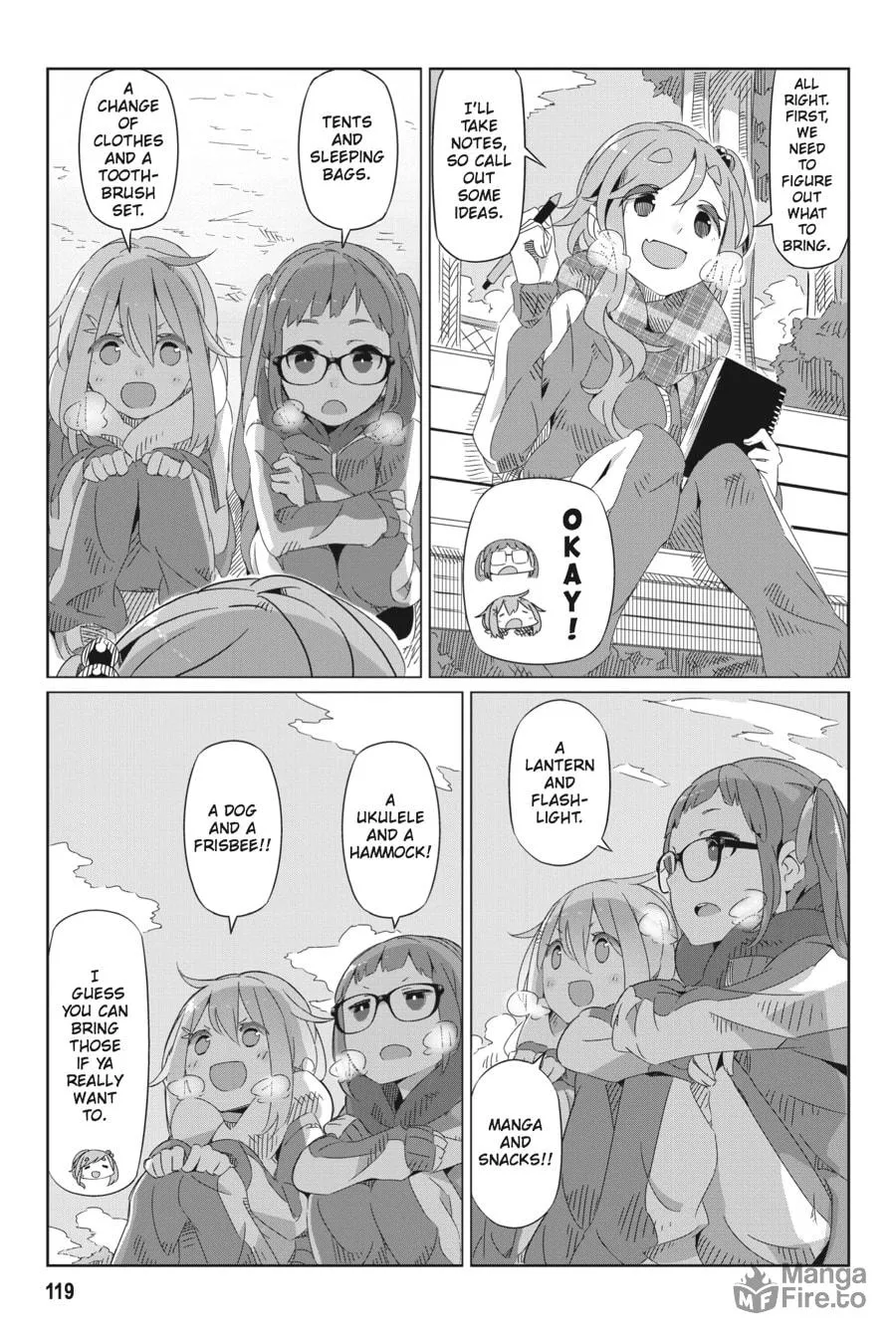Read Laid-Back Camp chapter 5 image 4 on Lezhin