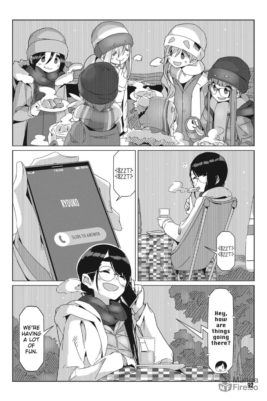 Read Laid-Back Camp chapter 50 image 11 on Lezhin