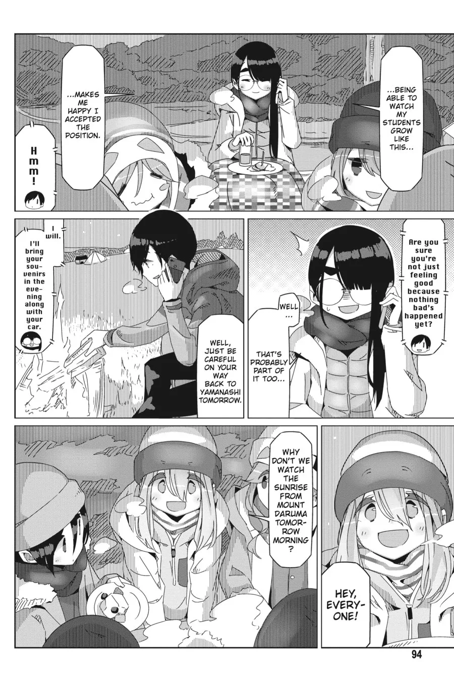 Read Laid-Back Camp chapter 50 image 13 on Lezhin